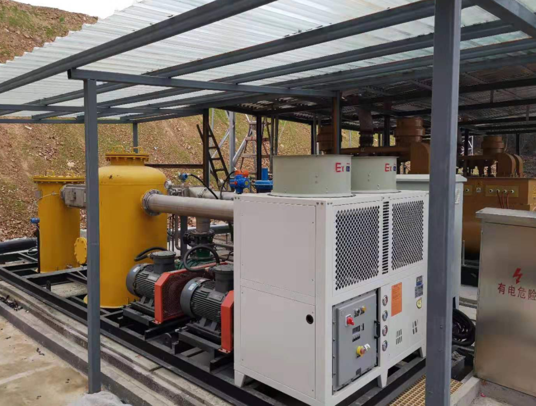 沼氣發(fā)電并網(wǎng)冷干機案例